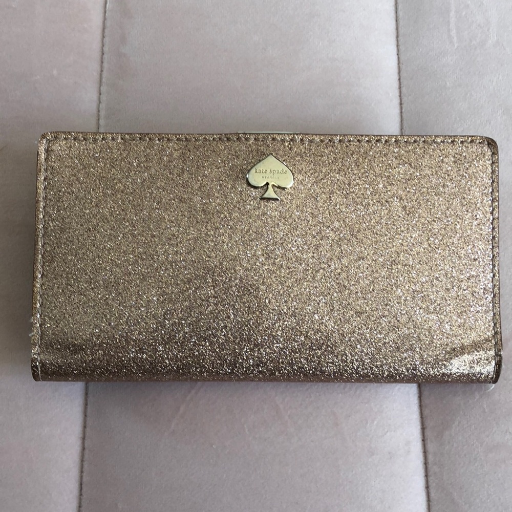 Kate Spade glitter wallet